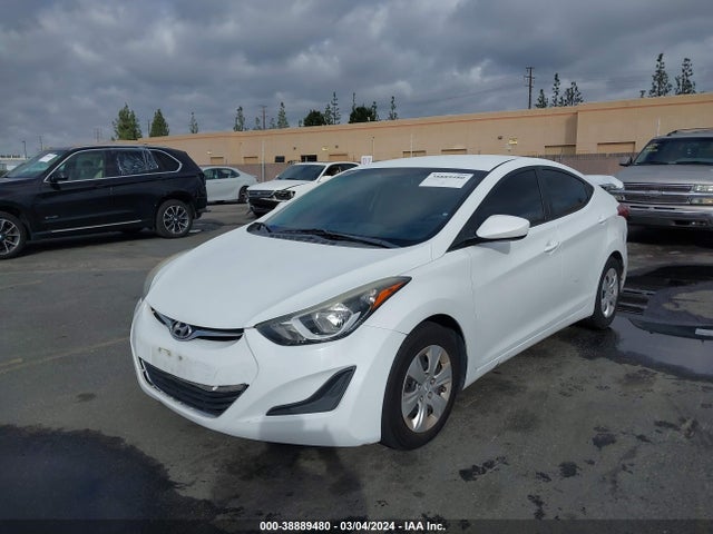 2016 HYUNDAI ELANTRA SE VIN: 5NPDH4AE4GH733239