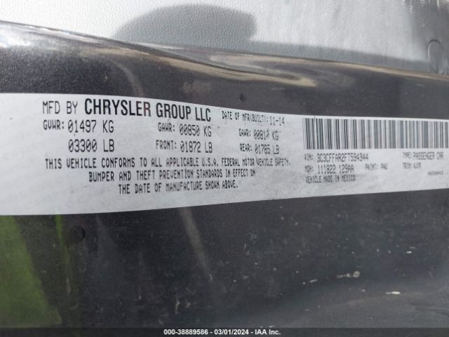 3C3CFFAR2FT594344 Fiat 500 POP