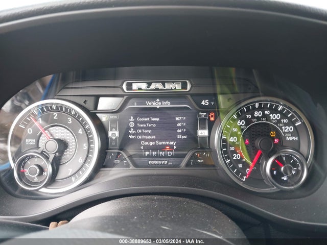 RAM 1500 Big Horn  4x4 5'7 Box 2021 1C6SRFFT0MN782206 Image 7