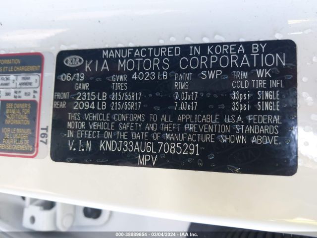 KNDJ33AU6L7085291 KIA SOUL EX