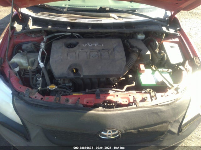 2009 TOYOTA COROLLA VIN: 2T1BU40E09C138785