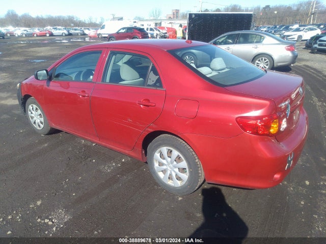 2009 TOYOTA COROLLA VIN: 2T1BU40E09C138785