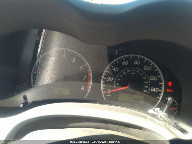 2009 TOYOTA COROLLA VIN: 2T1BU40E09C138785
