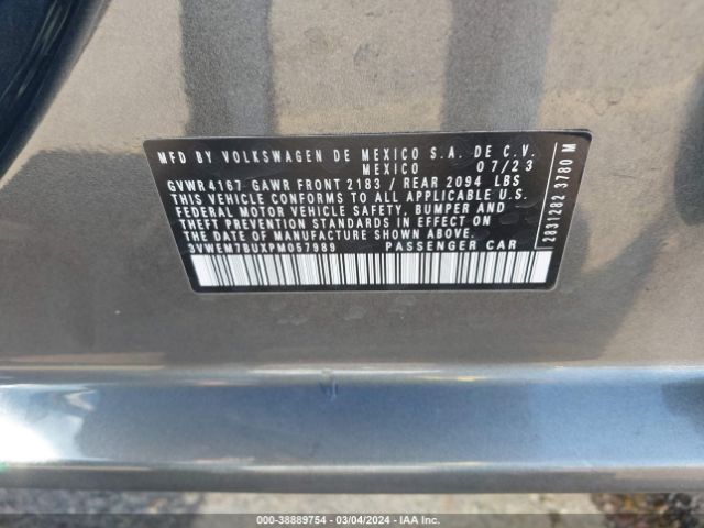 3VWEM7BUXPM057989 Volkswagen Jetta 1.5t Se