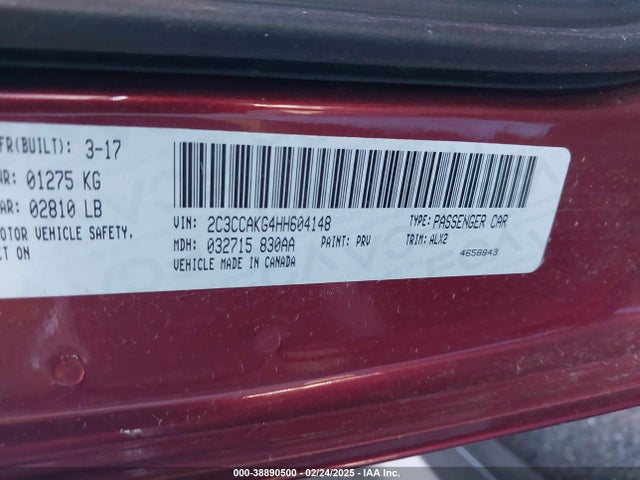 Chrysler 300c 300c Awd 2017 2C3CCAKG4HH604148 Image 17