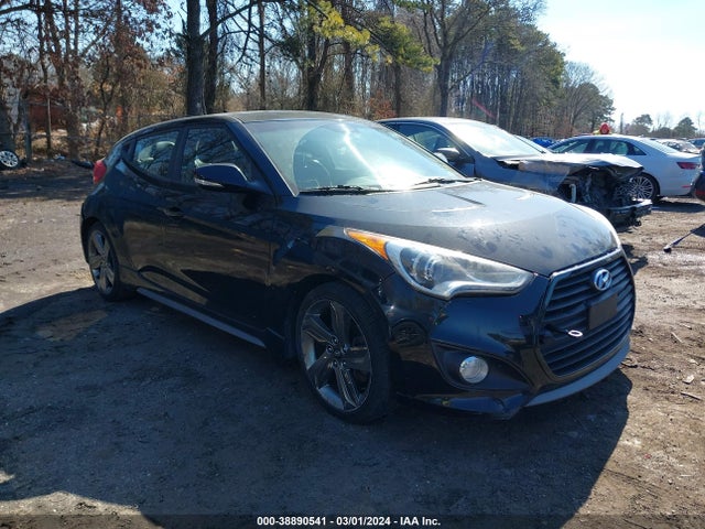 2014 HYUNDAI VELOSTER TURBO W/BLACK VIN: KMHTC6AE9EU193472