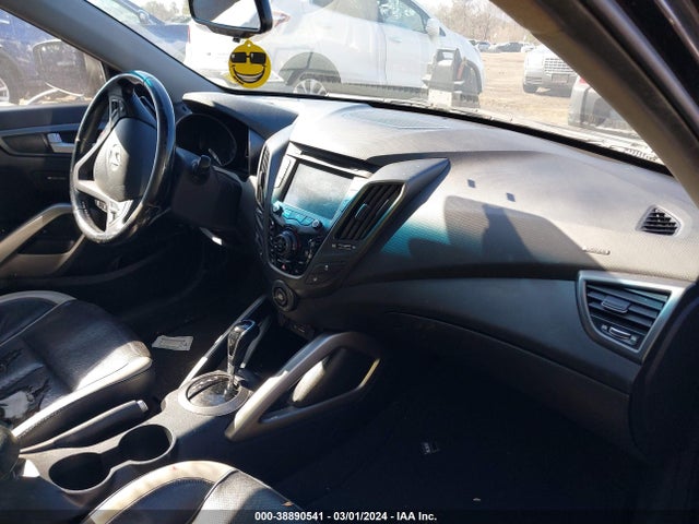 2014 HYUNDAI VELOSTER TURBO W/BLACK VIN: KMHTC6AE9EU193472