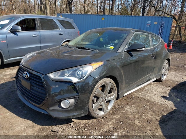 Hyundai Veloster Turbo W/black 2014 KMHTC6AE9EU193472 Image 6