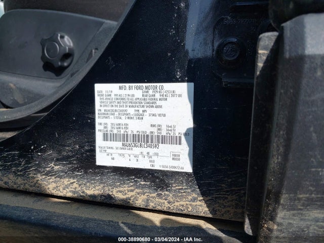 Ford Ecosport Se 2020 MAJ6S3GL8LC340592 Image 9