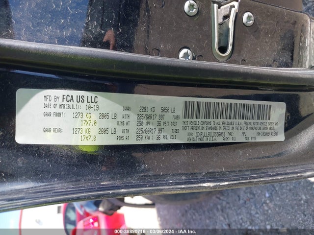 Jeep Cherokee Latitude Plus Fwd 2020 1C4PJLLB1LD556051 Image 9