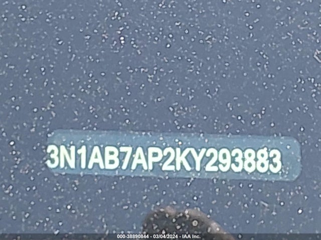 Nissan SENTRA SV 2019 3N1AB7AP2KY293883 Image 9