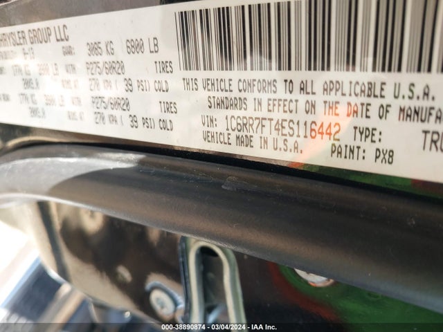 RAM 1500 Express 2014 1C6RR7FT4ES116442 Image 9