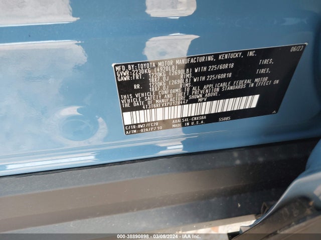 Toyota Rav4 Se Hybrid 2023 4T3T6RFVXPU128447 Image 9