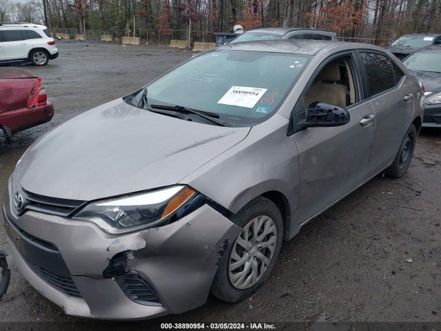 Toyota COROLLA LE 2016 2T1BURHE0GC708542 Image 2