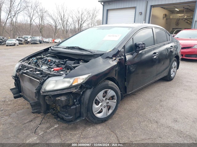 Honda Civic Lx 2014 2HGFB2F5XEH522576 Image 2