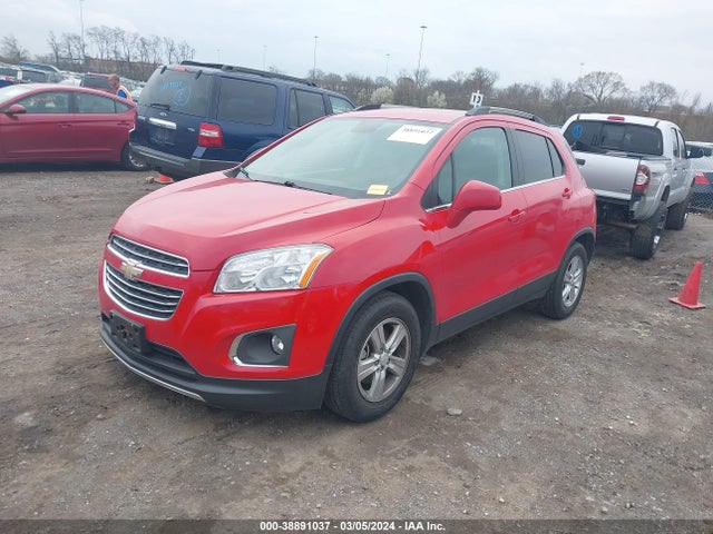 Aukcja sprzedaży 2016 Chevrolet Trax Lt, vin: KL7CJLSB0GB755624, numer aukcji: 38891037