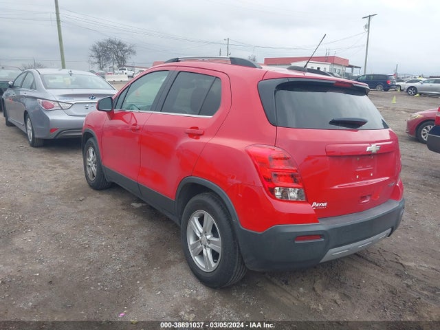 Aukcja sprzedaży 2016 Chevrolet Trax Lt, vin: KL7CJLSB0GB755624, numer aukcji: 38891037