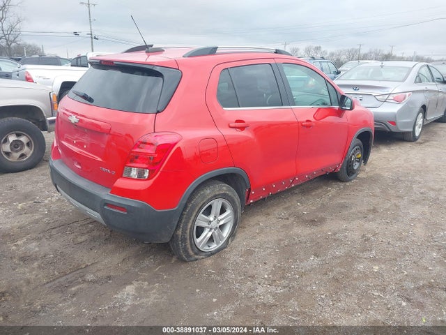 Aukcja sprzedaży 2016 Chevrolet Trax Lt, vin: KL7CJLSB0GB755624, numer aukcji: 38891037