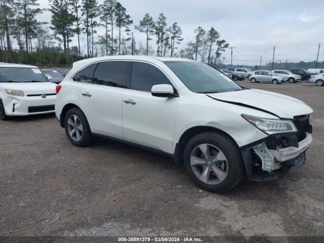 Auction sale of the 2015 Acura Mdx Technology Package, vin: 5FRYD3H46FB008502, lot number: 38891379