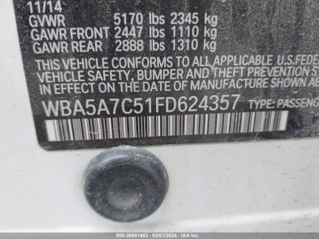 WBA5A7C51FD624357 BMW 528i Xdrive