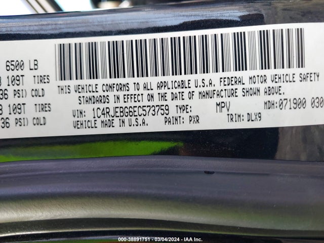 Jeep Grand Cherokee Limited 2014 1C4RJEBG6EC573759 Image 9