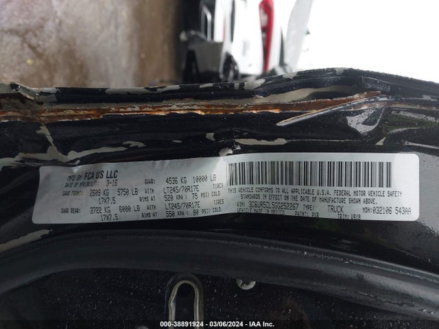3C6UR5CL5GG252267 RAM 2500 Tradesman