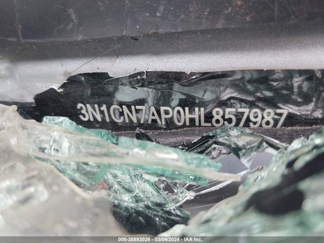 Nissan Versa 1.6 S 2017 3N1CN7AP0HL857987 Image 9