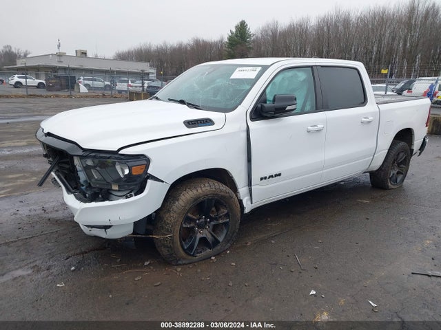 RAM 1500 Big Horn  4x4 5'7 Box 2021 1C6SRFFT3MN594943 Image 2