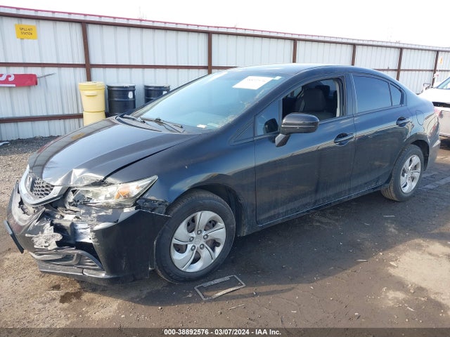 Honda Civic Lx 2014 19XFB2F57EE253592 Image 2