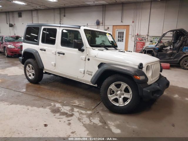 Auction sale of the 2020 Jeep Wrangler Unlimited Sport S 4x4, vin: 1C4HJXDG7LW238591, lot number: 38892594