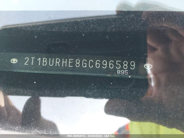 Toyota COROLLA LE 2016 2T1BURHE8GC696589 Image 9