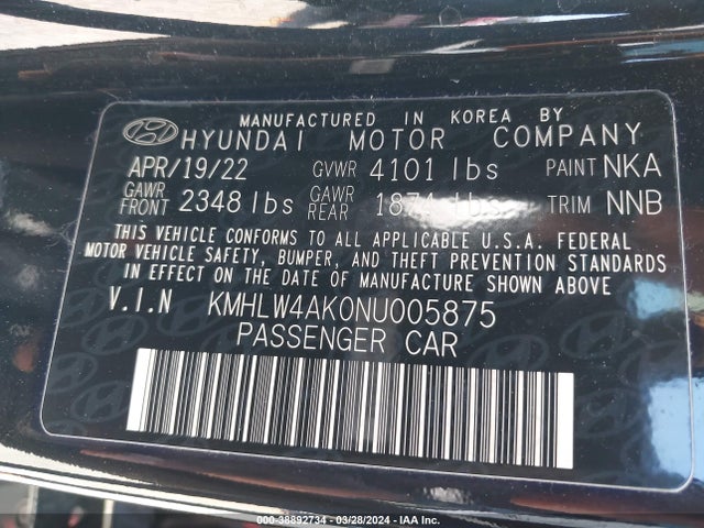 Hyundai ELANTRA N 2022 KMHLW4AK0NU005875 Image 9