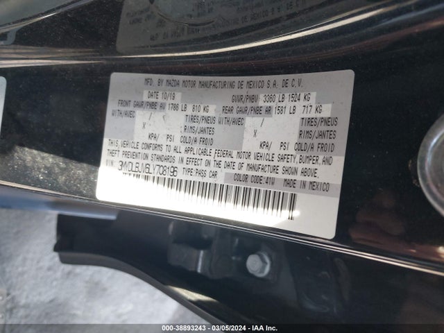 Toyota YARIS LE 2020 3MYDLBJV6LY708196 Image 9