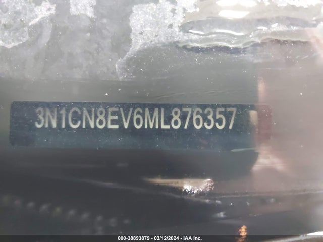 Nissan Versa Sv Xtronic Cvt 2021 3N1CN8EV6ML876357 Image 9