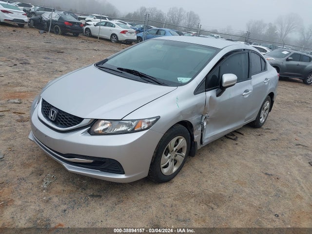 Honda Civic Lx 2014 2HGFB2F5XEH547641 Image 2