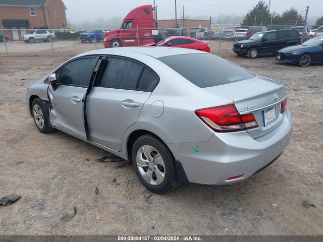 Honda Civic Lx 2014 2HGFB2F5XEH547641 Image 3