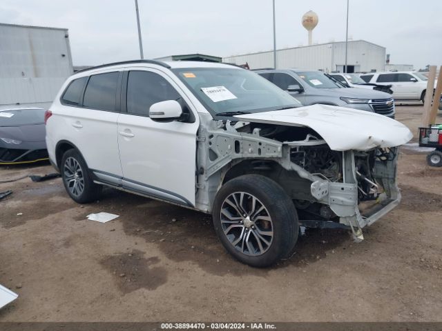 2016 Mitsubishi Outlander Sel მანქანა იყიდება აუქციონზე, vin: JA4AD3A3XGZ052738, აუქციონის ნომერი: 38894470