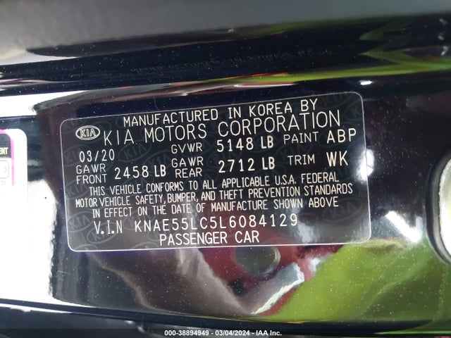 KIA Stinger Gt2 2020 KNAE55LC5L6084129 Image 9