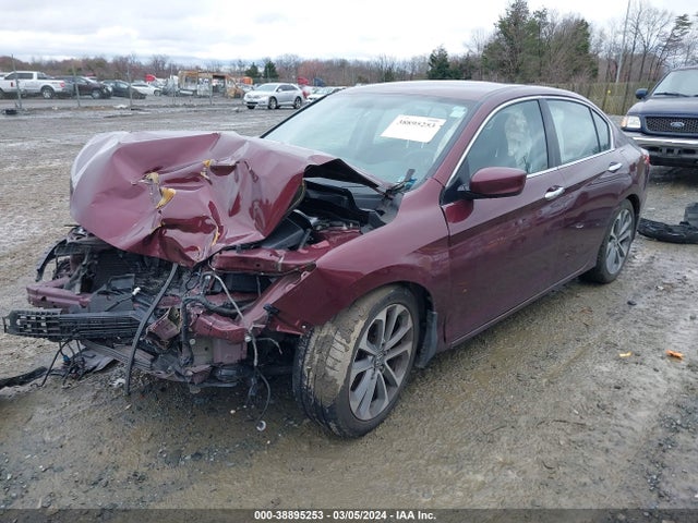 Honda Accord Sport 2014 1HGCR2F54EA252791 Image 2