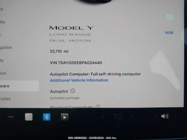 7SAYGDEE6PA024440 Tesla Model Y