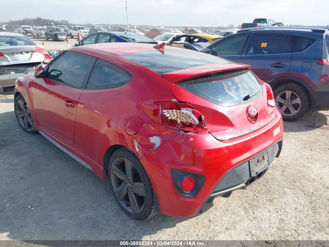 Hyundai Veloster Turbo W/black 2014 KMHTC6AE0EU190332 Image 3