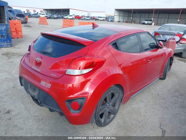 Hyundai Veloster Turbo W/black 2014 KMHTC6AE0EU190332 Image 4