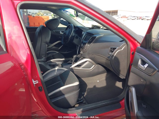 Hyundai Veloster Turbo W/black 2014 KMHTC6AE0EU190332 Image 5