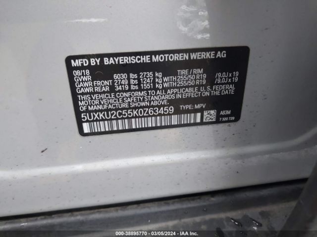 5UXKU2C55K0Z63459 BMW X6 Xdrive35i