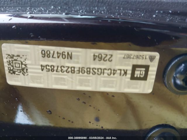 KL4CJGSB9FB237854 Buick Encore Leather