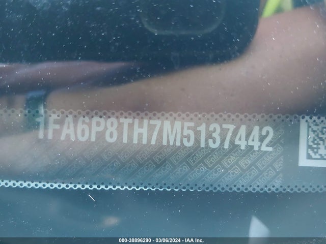 Ford Mustang Ecoboost Fastback 2021 1FA6P8TH7M5137442 Image 9