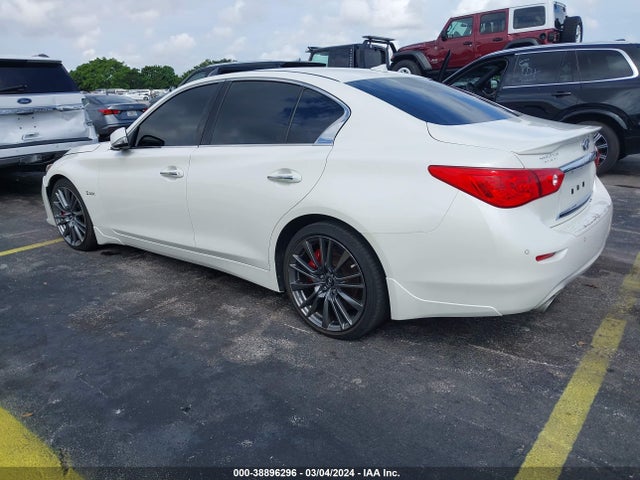 2017 Infiniti Q50 3.0t Red Sport 400 მანქანა იყიდება აუქციონზე, vin: JN1FV7AP5HM851217, აუქციონის ნომერი: 38896296