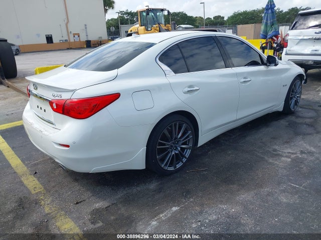 2017 Infiniti Q50 3.0t Red Sport 400 მანქანა იყიდება აუქციონზე, vin: JN1FV7AP5HM851217, აუქციონის ნომერი: 38896296