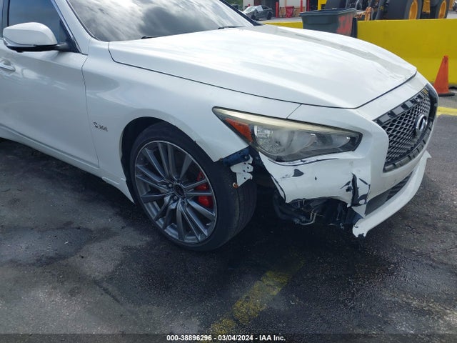 2017 Infiniti Q50 3.0t Red Sport 400 მანქანა იყიდება აუქციონზე, vin: JN1FV7AP5HM851217, აუქციონის ნომერი: 38896296
