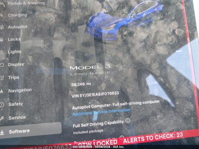 5YJ3E1EA9JF076633 Tesla Model 3 Long Range/mid Range